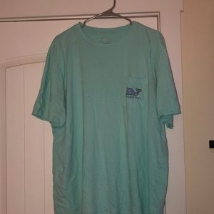 Vineyard Vines. Teal Cotton T-shirt